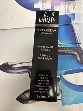 Whish Super Cream w/ Bakuchiol Hydrating Body Lotion 4.06 fl. oz. NIB  2024